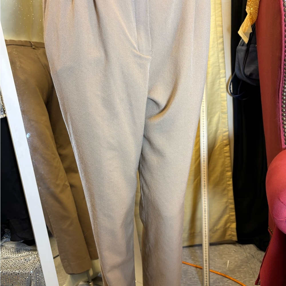 Pendleton Beige Women's Pleated Wool Trousers - image 7